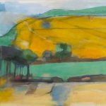 Hambledon Hill 2020 oil on canvas 102 x 122 cm