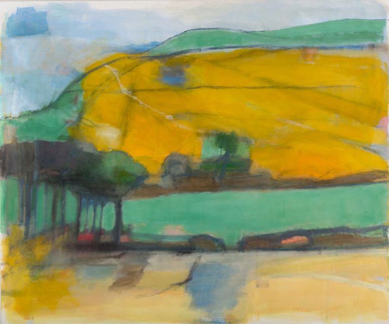 Hambledon Hill 2020 oil on canvas 102 x 122 cm