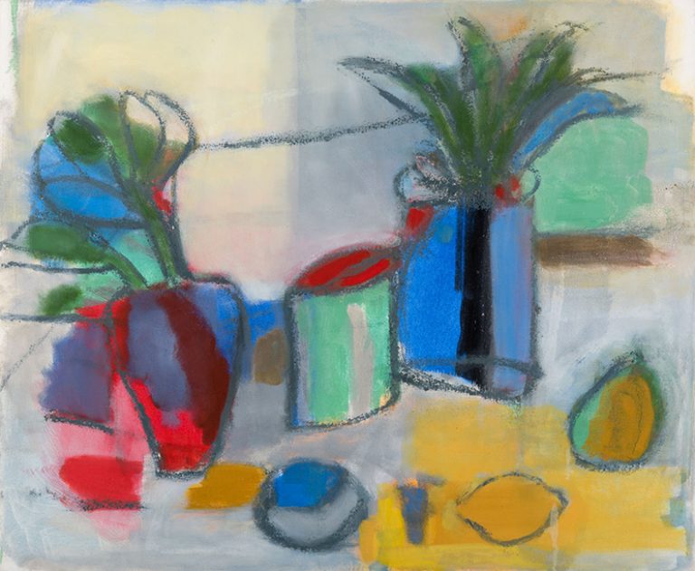 Striped jugs 2015 51 x 61 cm