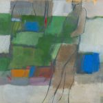 Figure in a landscape 2014-16 oil on canvas 102 x 122 cm