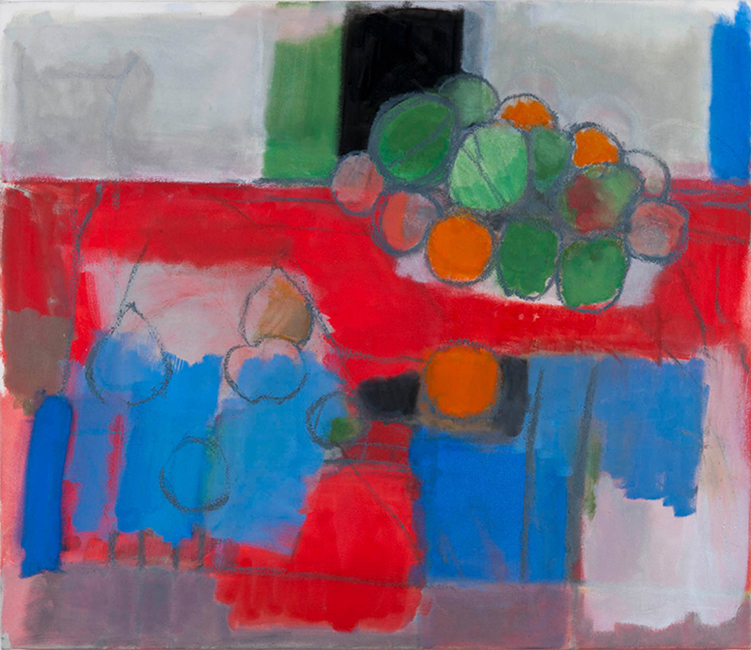 Still life with red 2010 – 2011 oil on canvas 76 x 91 cm