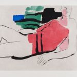 Reclining Figure 2011 drypoint and carborundum 77 x 99 cm