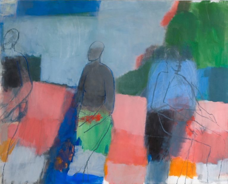 Figures in a hot country 2006-7 oil on canvas 122 x 153 cm