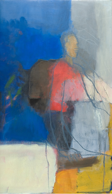 Vertical woman 2006-7 oil on canvas 122 x 72 cm