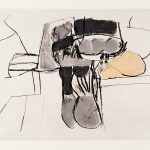 Still life 2009 drypoint on Chinese paper 75 x 96 cm