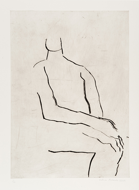 Figure 2009 drypoint 77 x 58 cm