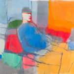 Sitting figure 2009 oil on canvas 76 x 91 cm