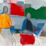 Two figures 2009 oil on canvas 122 x 152 cm